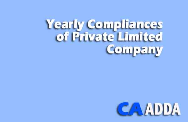 Compliances of Private Limited Company