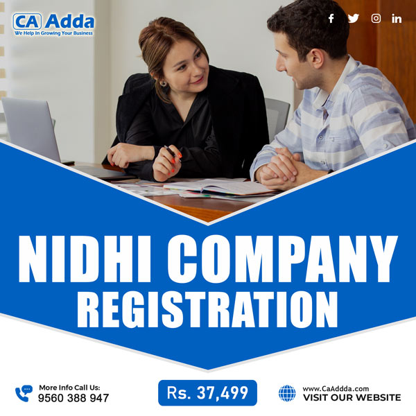 Nidhi Company Registration in Delhi @₹37,499, Online Nidhi Registration Delhi @₹37,499